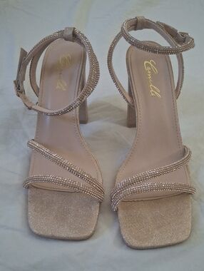 Camille La Vie Rose Gold Heels